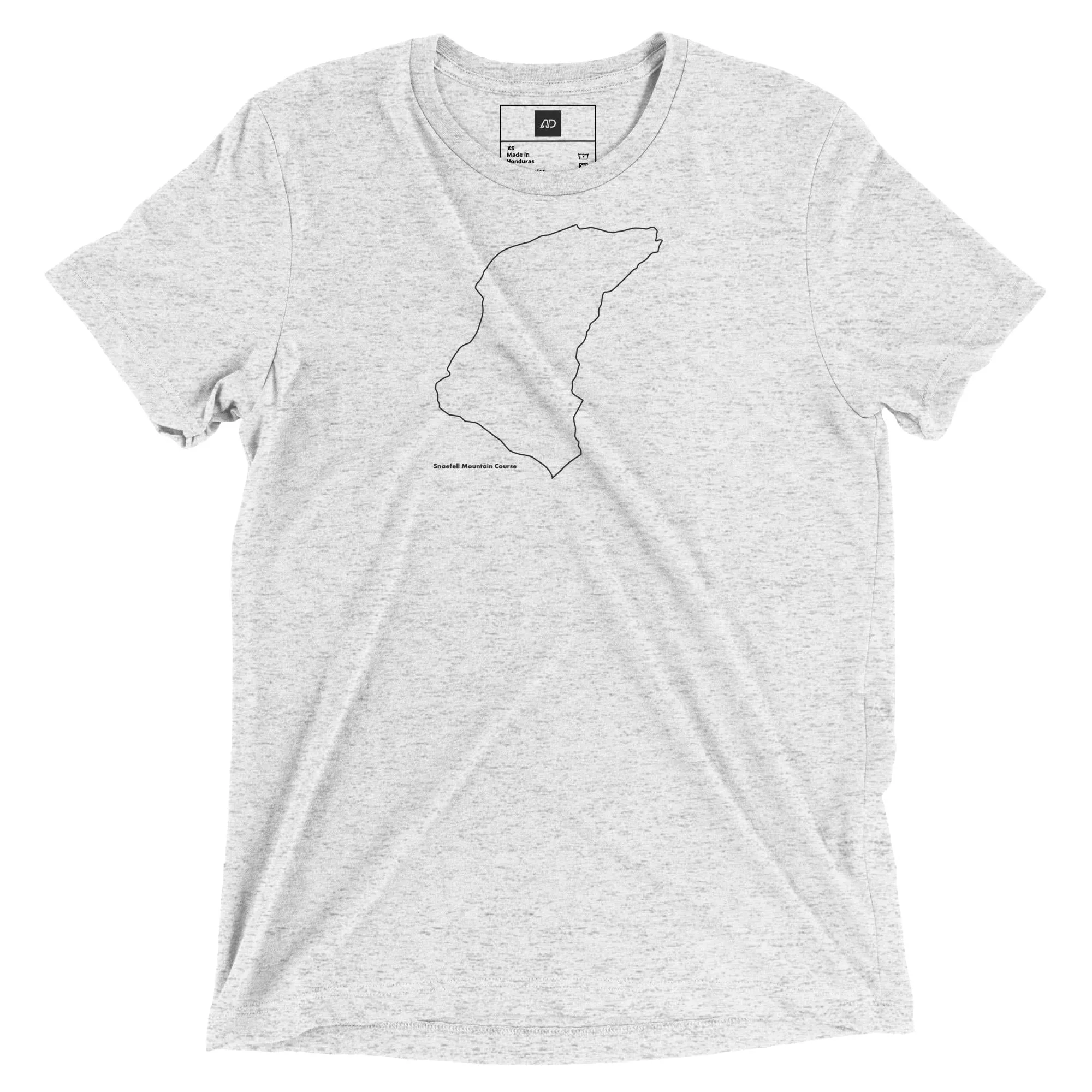 Snaefell Mountain Course Minimal Line Art Silhouette T-shirt
