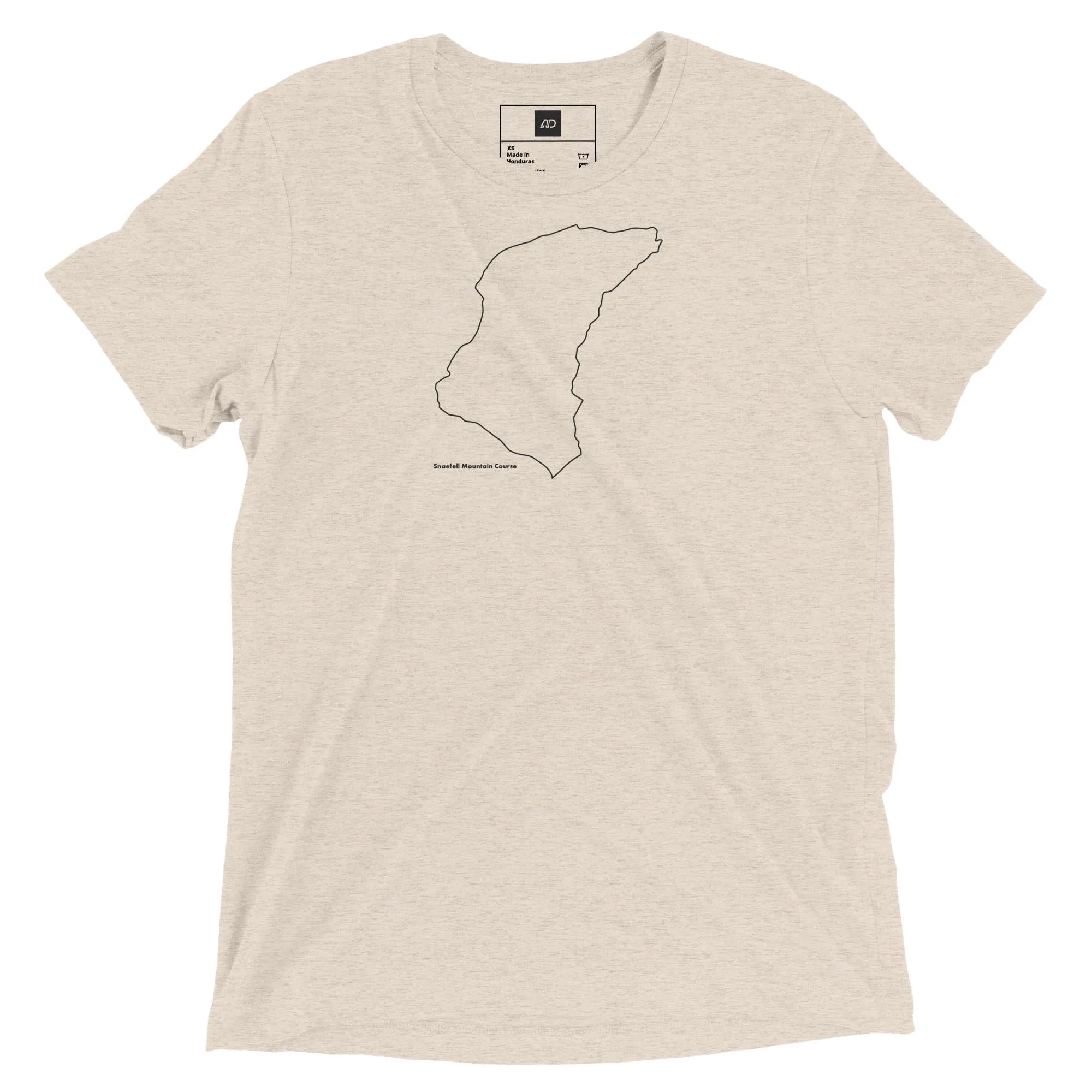 Snaefell Mountain Course Minimal Line Art Silhouette T-shirt