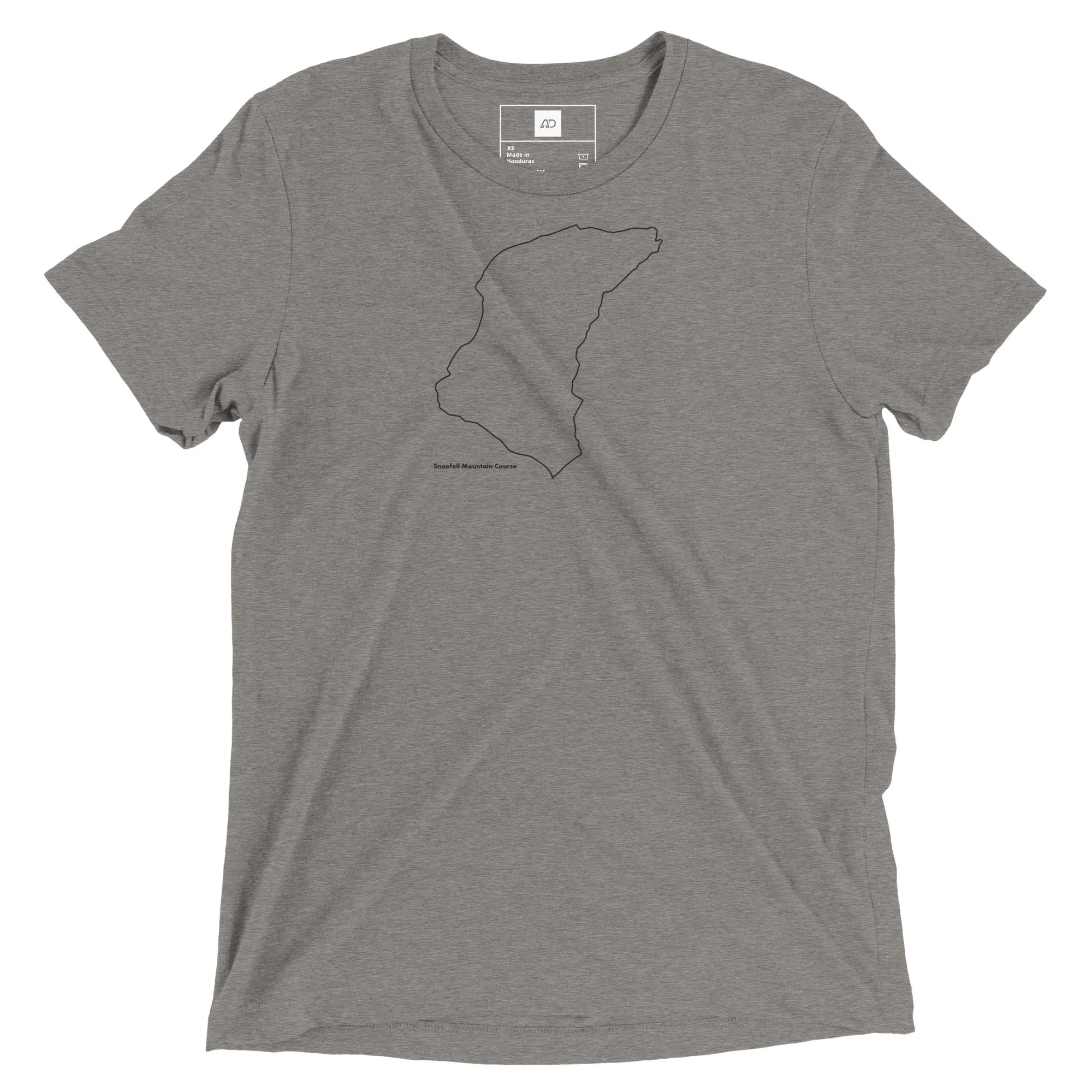 Snaefell Mountain Course Minimal Line Art Silhouette T-shirt