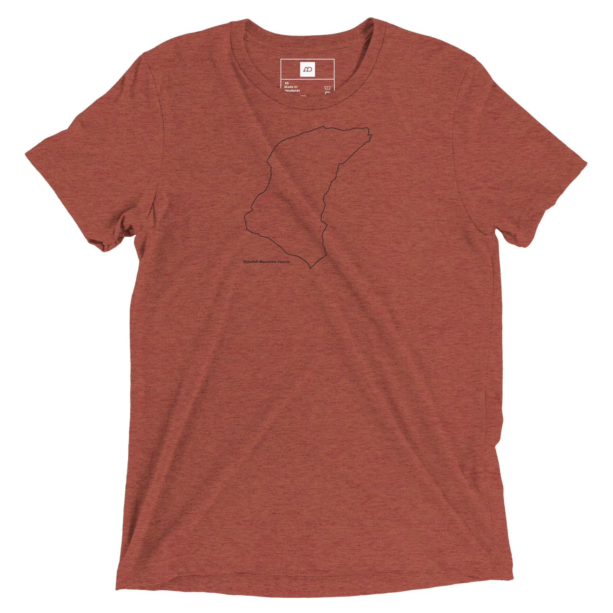 Snaefell Mountain Course Minimal Line Art Silhouette T-shirt