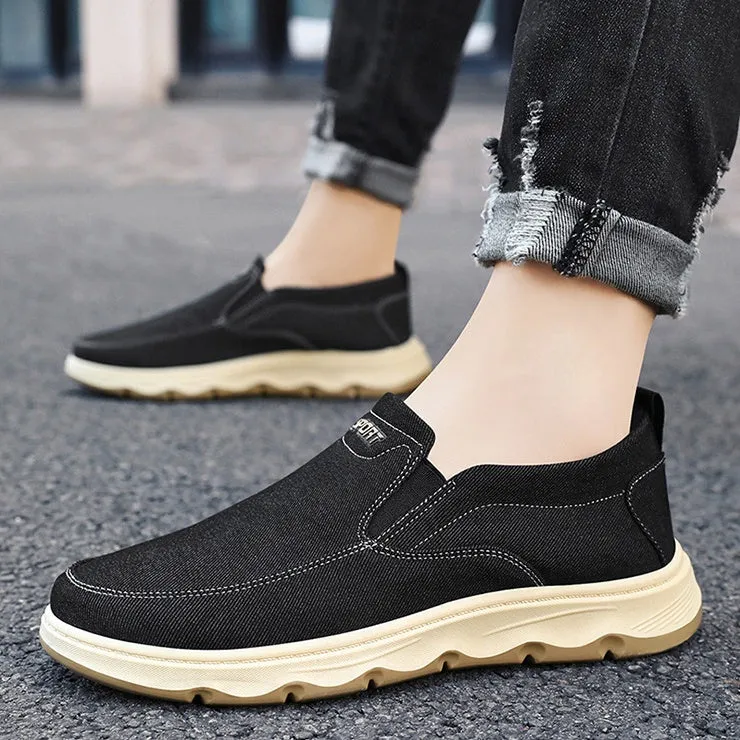 Soft and Water-Resistant Low-Top Moccasins with Slip-Resistant Outsole
