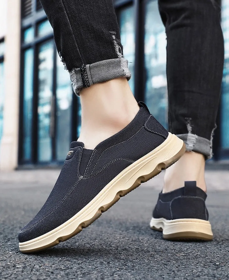 Soft and Water-Resistant Low-Top Moccasins with Slip-Resistant Outsole