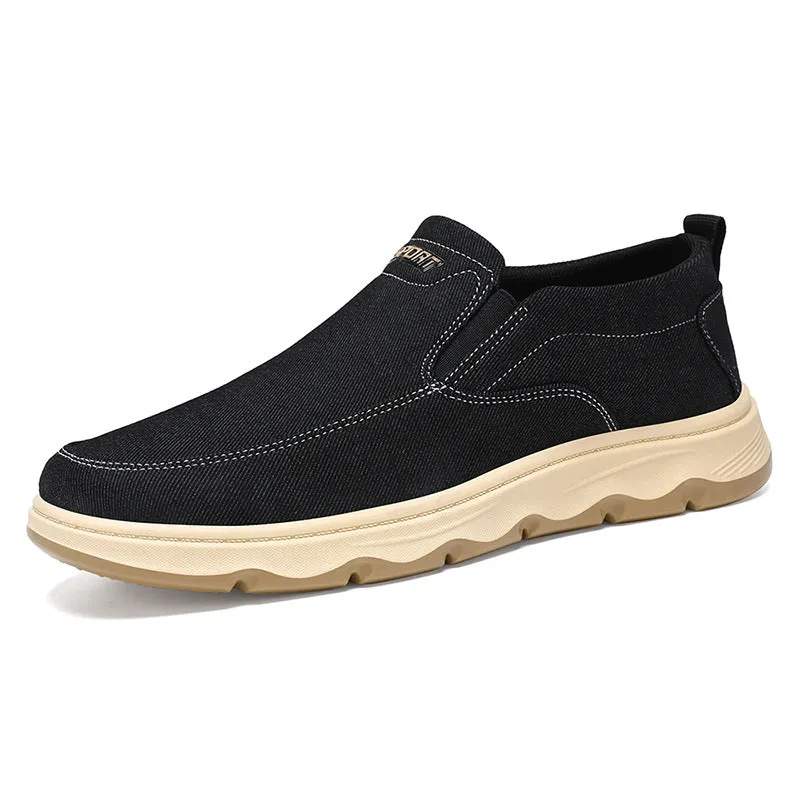 Soft and Water-Resistant Low-Top Moccasins with Slip-Resistant Outsole