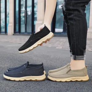 Soft and Water-Resistant Low-Top Moccasins with Slip-Resistant Outsole