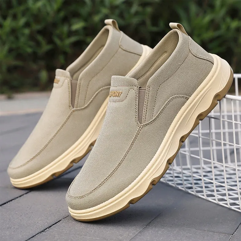 Soft and Water-Resistant Low-Top Moccasins with Slip-Resistant Outsole