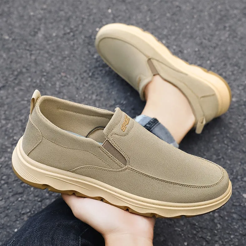 Soft and Water-Resistant Low-Top Moccasins with Slip-Resistant Outsole