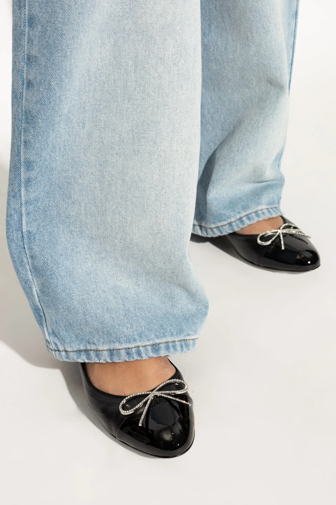 Sophia Webster Leather Ballet Flats ‘Pirouette’