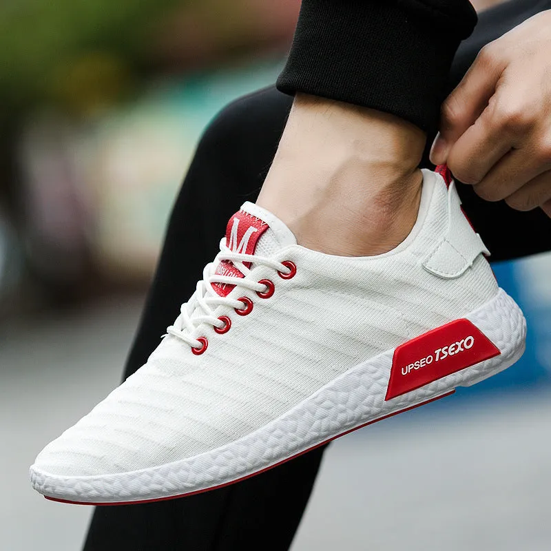 Spring & Autumn New Korean Men's Casual Shoes – All-Match Tide Running Shoes, Lazy Slip-On Design