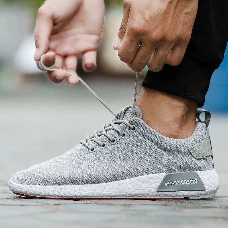 Spring & Autumn New Korean Men's Casual Shoes – All-Match Tide Running Shoes, Lazy Slip-On Design