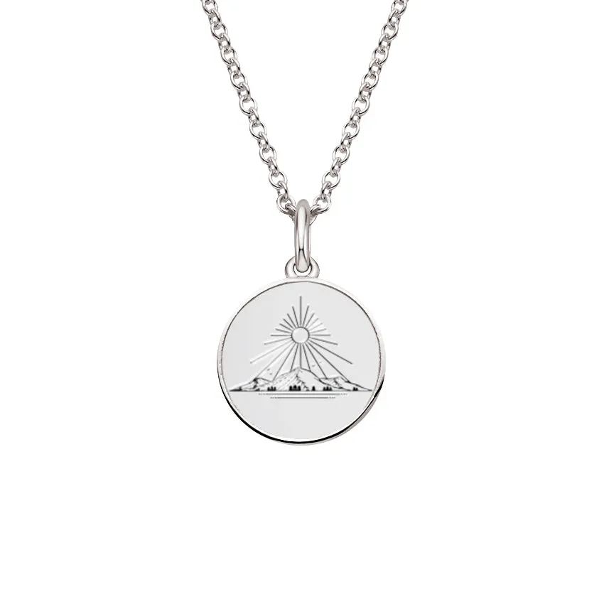 Sterling Silver Sunny Mountain Necklace