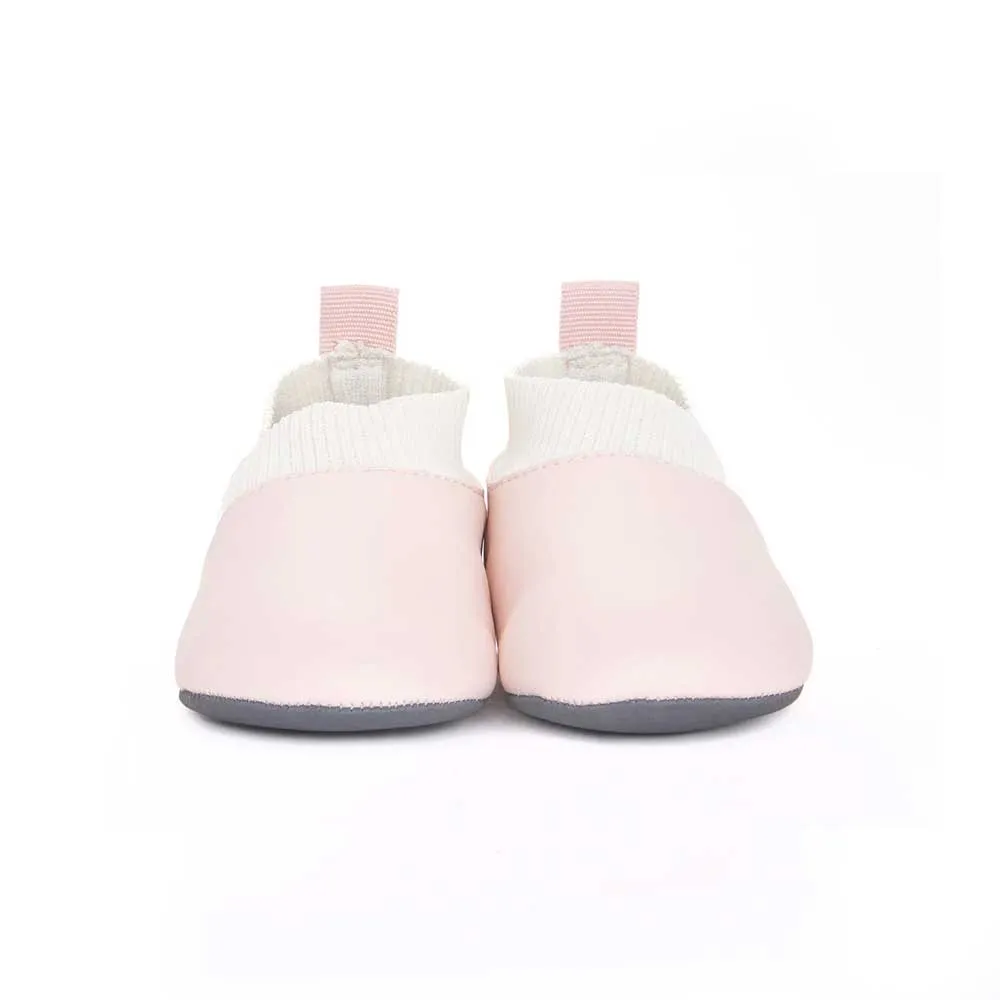 Stonz Yale Slip-on Baby Shoes - Haze Pink/Ivory
