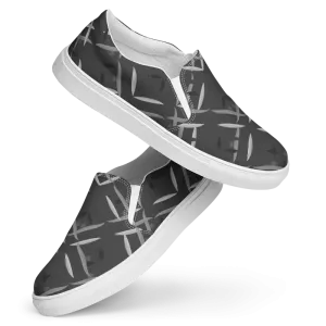 Stylish Black Men's Slip Canvas Shoes that Stand