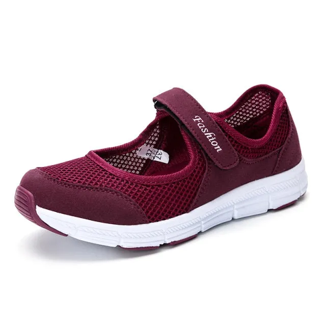 Summer Breathable Women Sneakers Healthy Walking Shoes Sport Running
