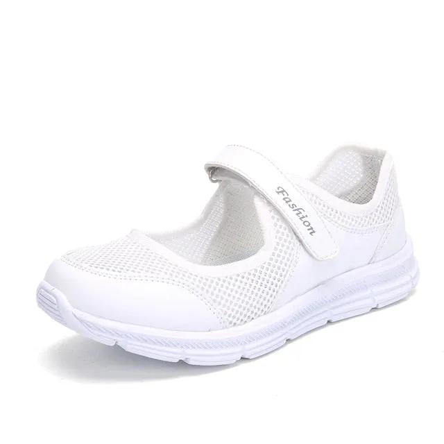 Summer Breathable Women Sneakers Healthy Walking Shoes Sport Running