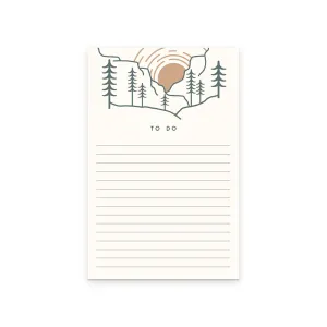 Sunrise To Do Notepad