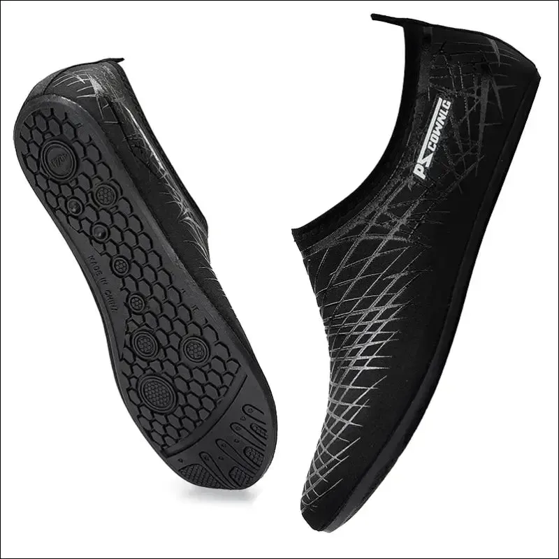 Swim shoes for women men - quick-dry aqua socks for beach, pool, yoga - barefoot exercise wear