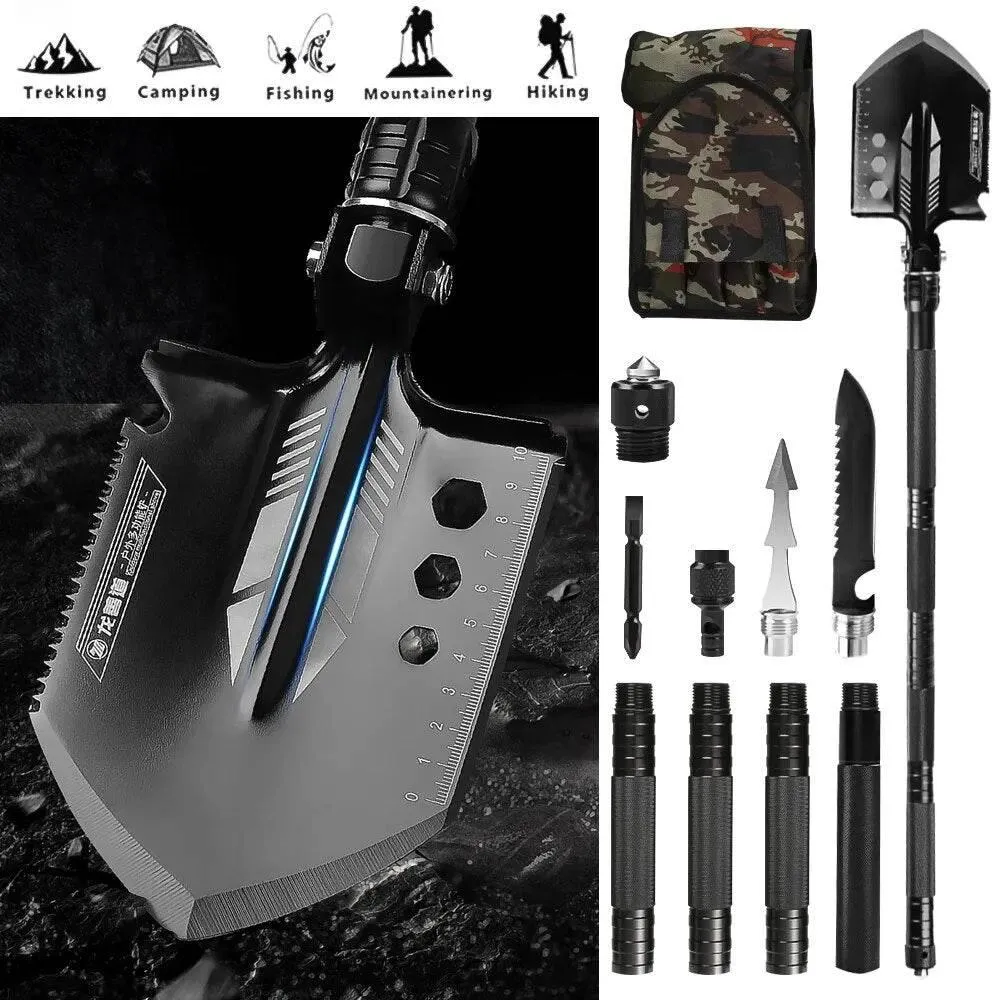 Tactical Multi-Tool Shovel Kit - All-Terrain Survival Gear