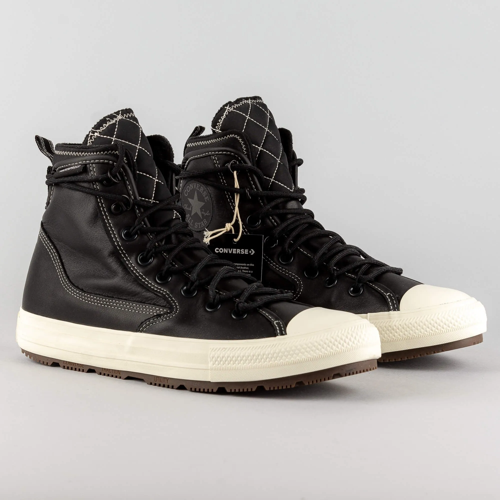 Tenisky Converse UTILITY ALL TERRAIN CHUCK TAYLOR ALL STAR HIGH TOP WATERPROOF Black