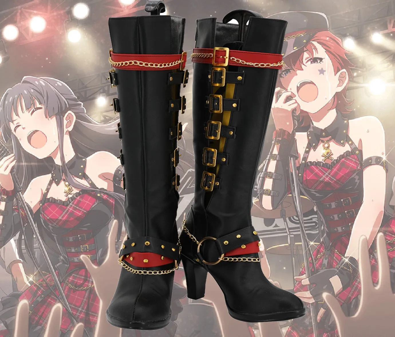 THE IDOLM@STER MILLION LIVE D/Zeal Cosplay Shoes Boots Halloween Costumes Accessory Custom Made