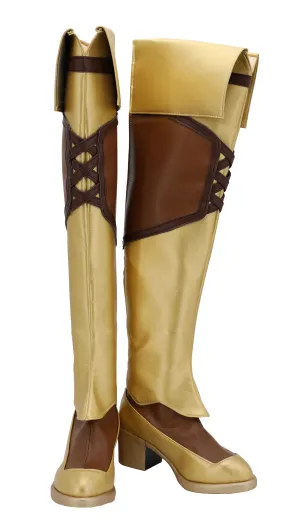 The Rising of the Shield Hero Raphtalia Brown Cosplay Shoes Boots