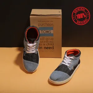 To-ms Boy Botas Mixed Denim Shoes