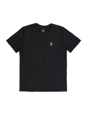 Topo Designs Label Tee Black