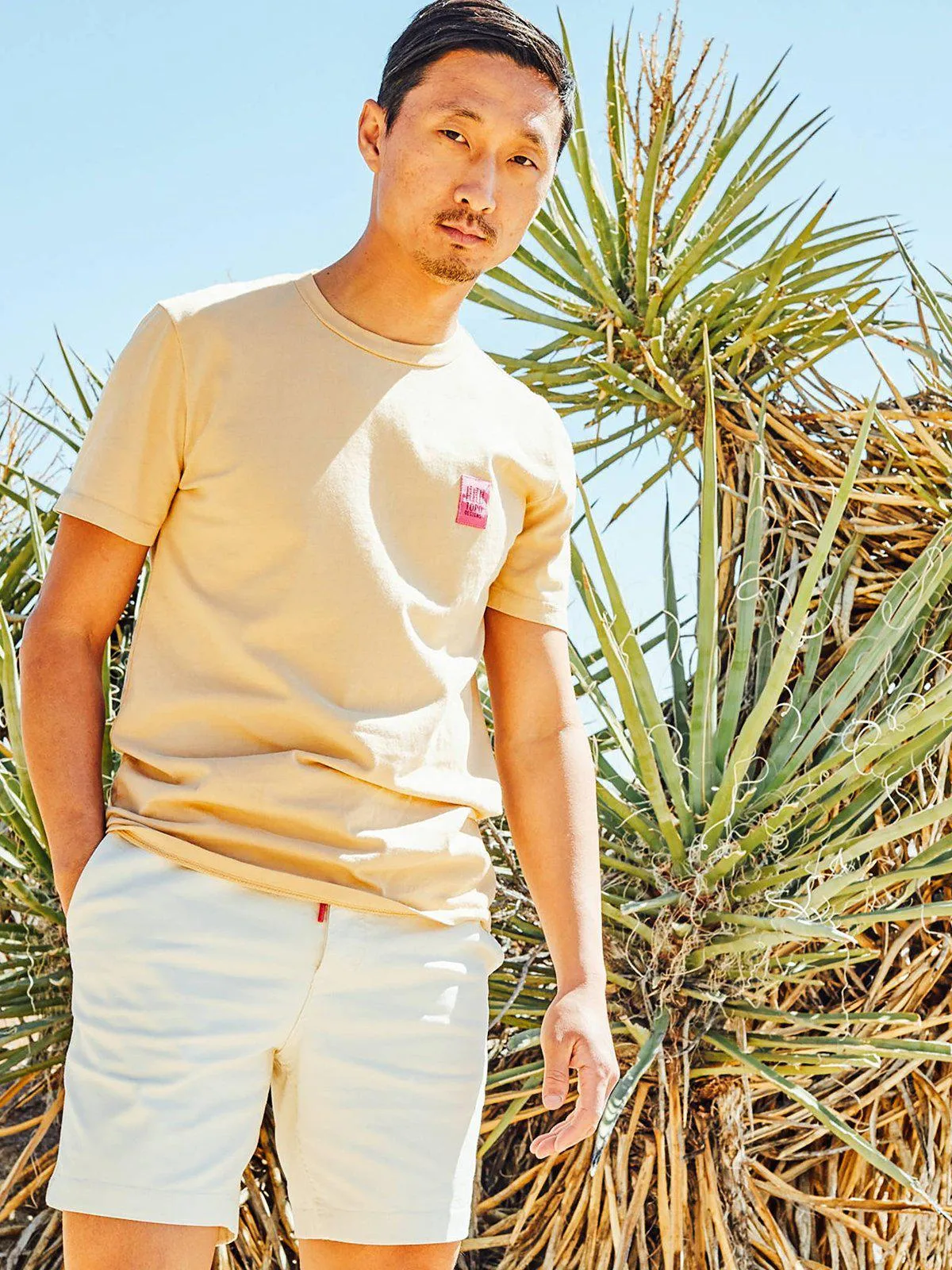Topo Designs Label Tee Natural