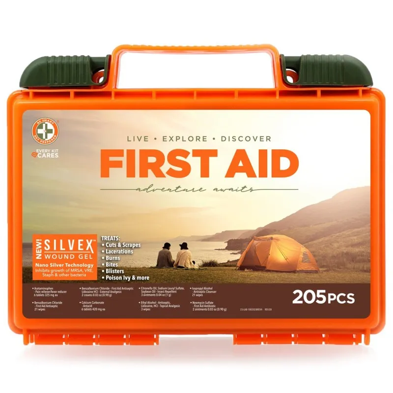 Total Resources - Camping First-Aid Kit (205 Pcs)