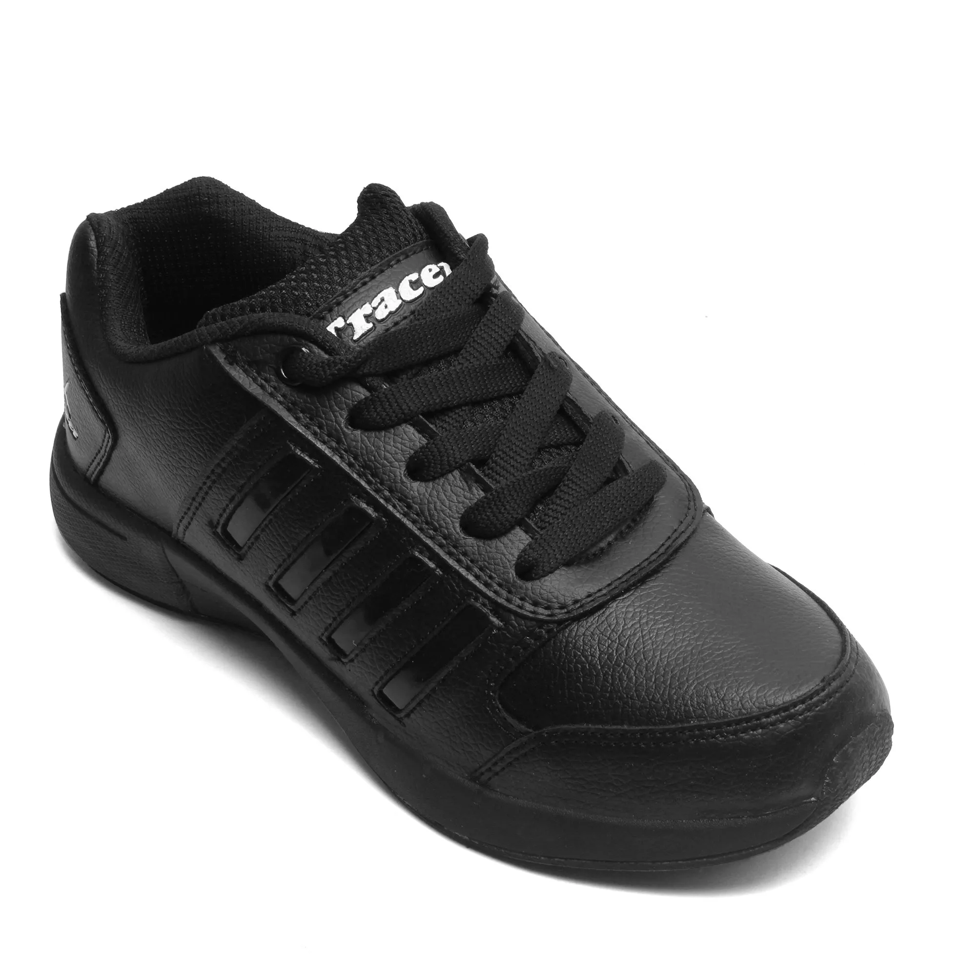 Tracer TR-2 Unisex Lightweight School Shoes with Laces (6-11) - Black