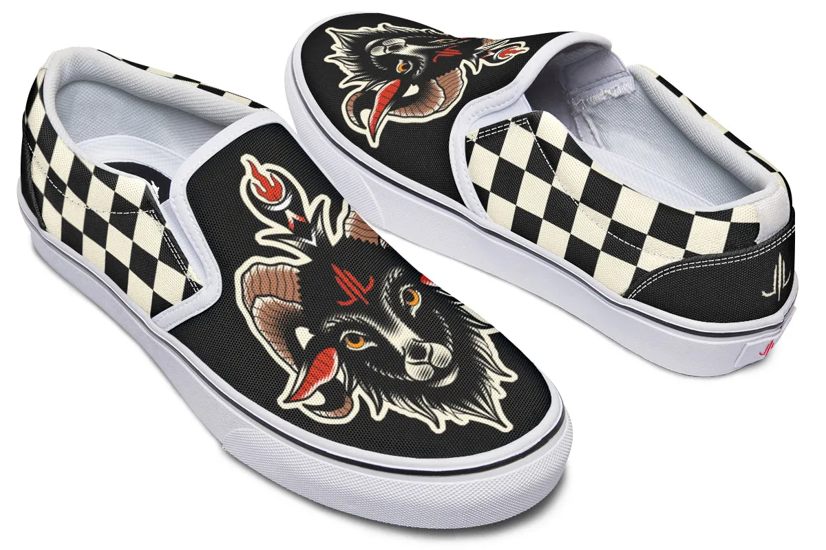 Traditional Goat Slip On Shoes