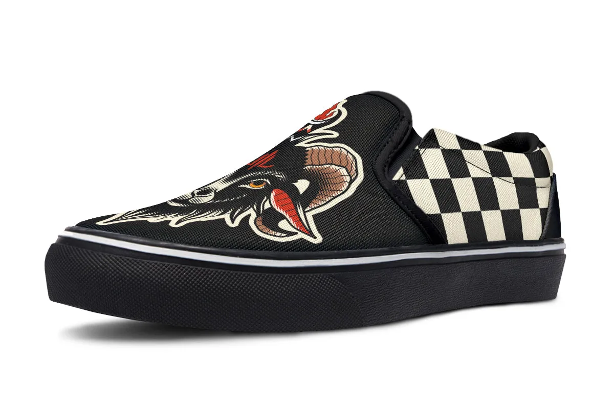 Traditional Goat Slip On Shoes