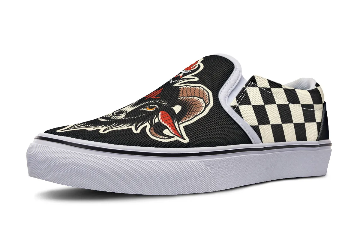 Traditional Goat Slip On Shoes
