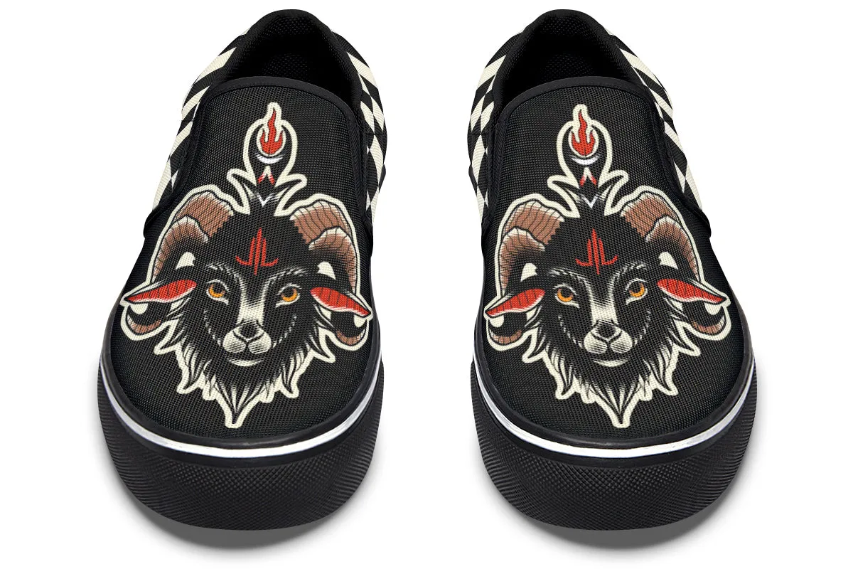 Traditional Goat Slip On Shoes