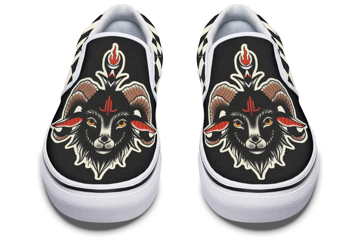 Traditional Goat Slip On Shoes