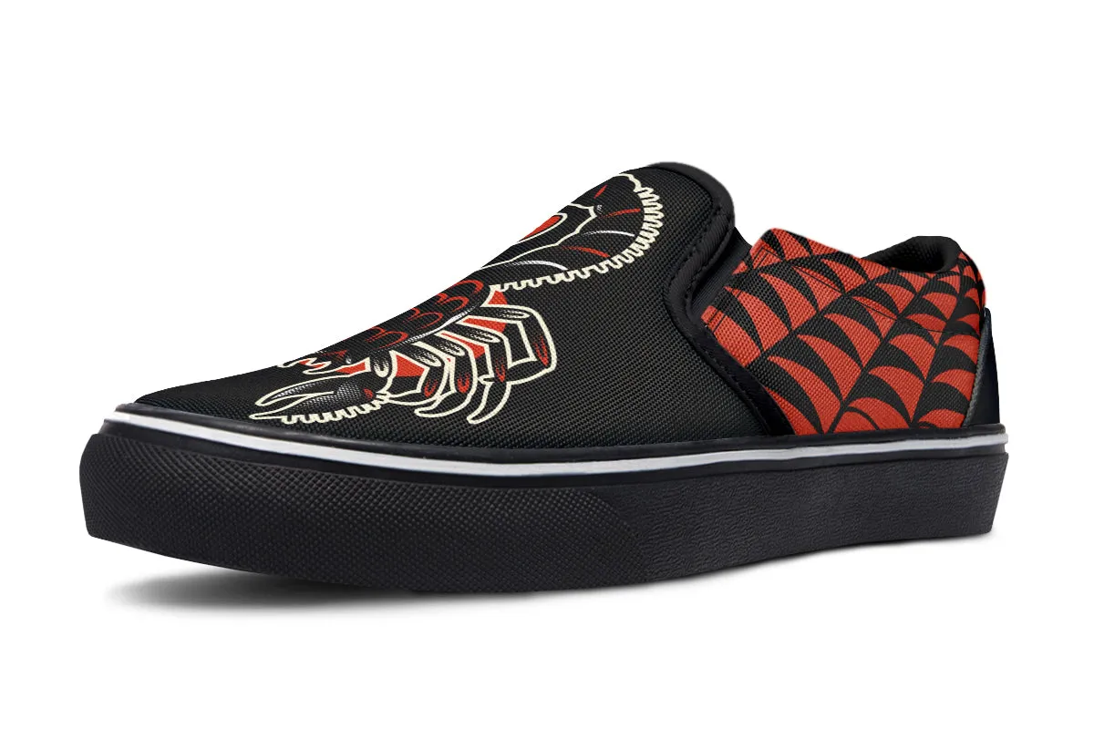 Traditional Scorpion Slip On Shoes