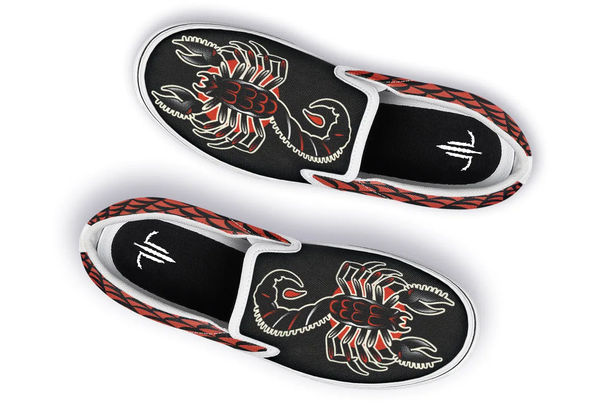 Traditional Scorpion Slip On Shoes