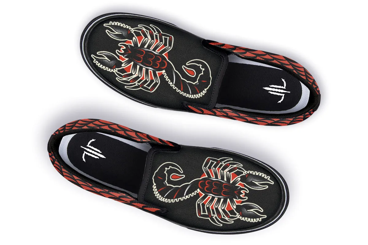 Traditional Scorpion Slip On Shoes