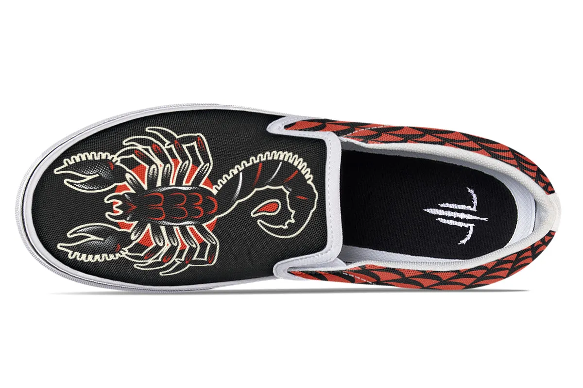 Traditional Scorpion Slip On Shoes