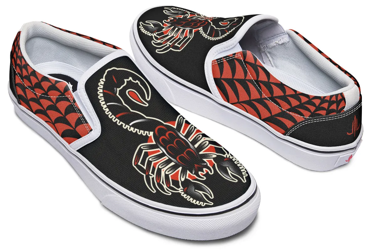 Traditional Scorpion Slip On Shoes