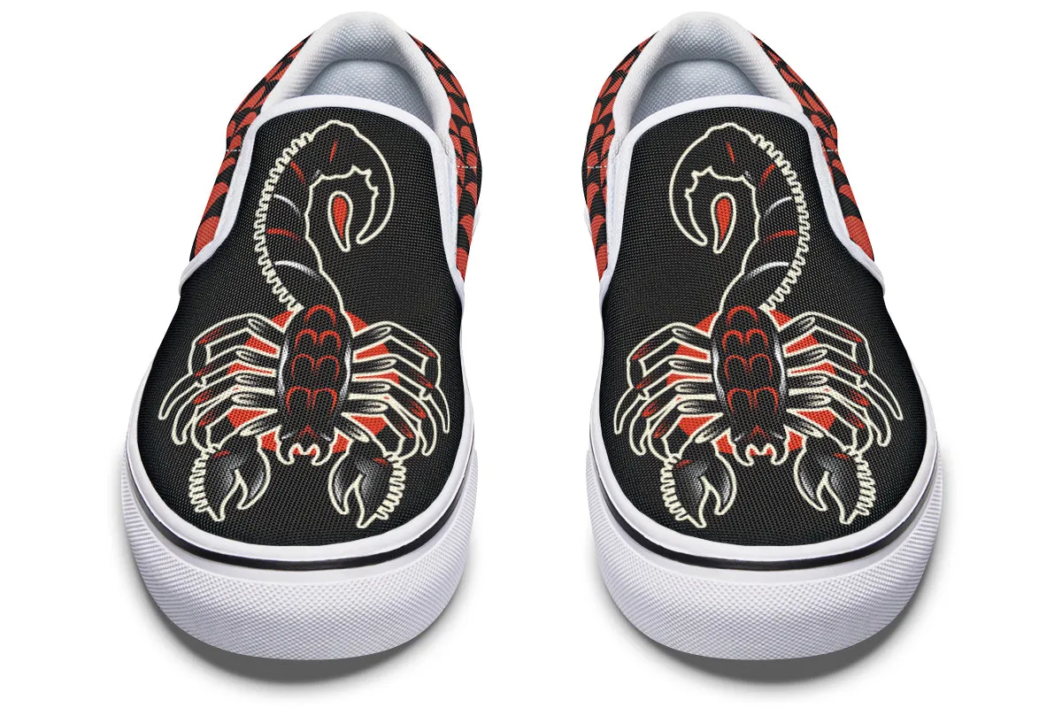 Traditional Scorpion Slip On Shoes
