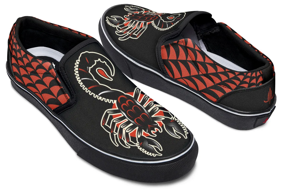 Traditional Scorpion Slip On Shoes