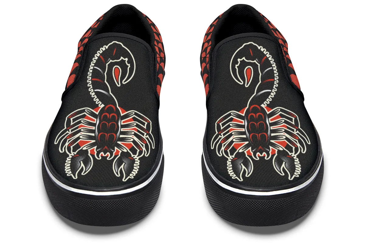 Traditional Scorpion Slip On Shoes