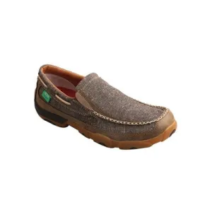 TWISTED X Men's Eco Dust Slip On Cruiser Driving Moc Toe Boat Shoes MDMS012