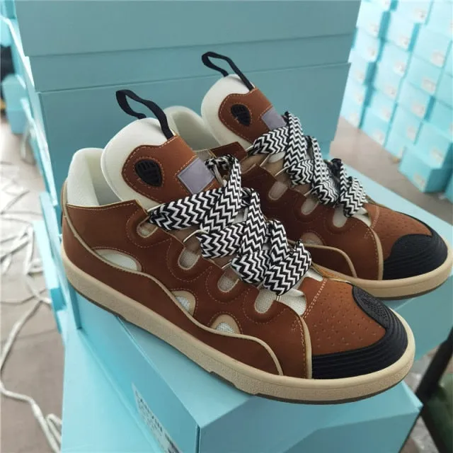 Unisex Lace Up Vulcanized Shoes