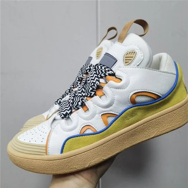 Unisex Lace Up Vulcanized Shoes