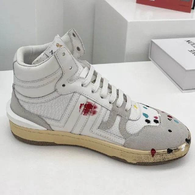 Unisex Lace Up Vulcanized Shoes