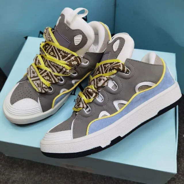Unisex Lace Up Vulcanized Shoes