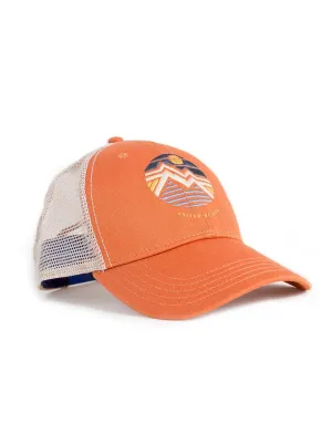 United by Blue Geo Mountain Trucker Hat Tawny