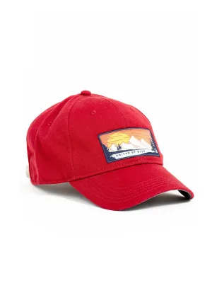 United by Blue Sun Mountain Baseball Hat Brick Red