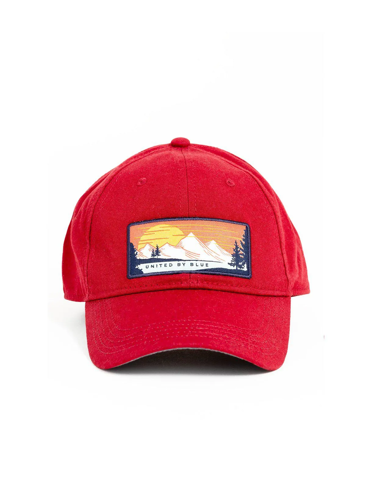 United by Blue Sun Mountain Baseball Hat Brick Red